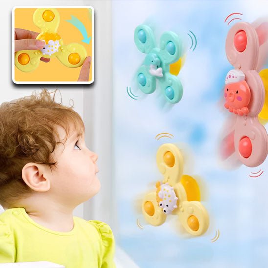 Jouet de bain sensoriel pop it Spinner | Touki Spinner™ - Mini Touki