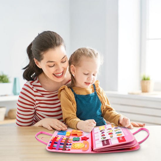 Jouet pour bébé - livre d'activités - Mini Touki